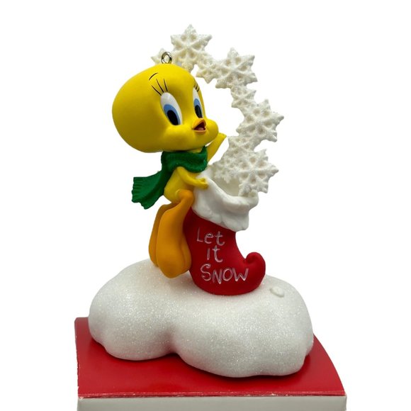 Hallmark Keepsake Ornament Tweety Looney Tunes Weady for Christmas Deck the Hall - Picture 3 of 13